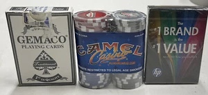 Camel Las Vegas Casino Poker Chips. Plaza Las Vegas Played Cards and HP Deck - Picture 1 of 4