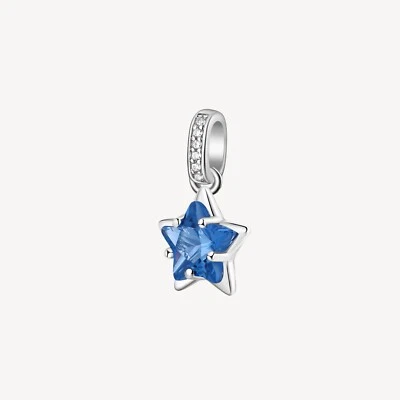 BROSWAY FANCY CHARM STELLA CON ZIRCONI IN ARGENTO 925 FFB21 FREEDOM BLUE - Immagine 1 di 4