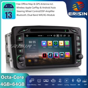 8-Core Android 13 Autoradio Navi DAB+ Mercedes C/CLK/G Klasse W203 Vito Viano - Bild 1 von 16