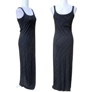 Banana Republic Black Sleeveless Column Maxi Dress - XS - Picture 1 of 7