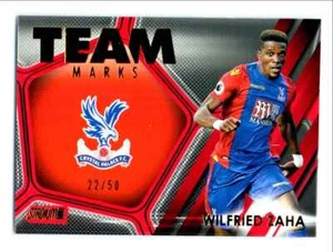 2016 Stadium Club Premier League Team Marks Rosso Wilfried Zaha 22/50 Cristallo - Foto 1 di 2