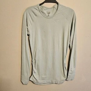 Athleta Light Mint Green Speedlight Seamless Long Sleeve Top Small - Bild 1 von 7