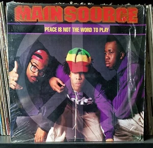 Main Source – Peace Is Not The Word To Play (Wild Pitch Records) 1991 Import 12" - Picture 1 of 3