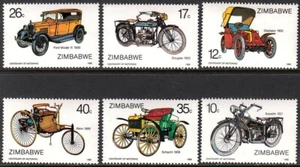 ZIMBABWE 1986 COCHES MOTOCICLETAS - Imagen 1 de 1