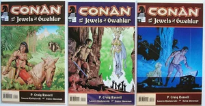 CONAN AND THE JEWELS OF GWAHLUR Complete Comic Set #1-3 NM/MT ~ P. Craig Russell - Picture 1 of 1