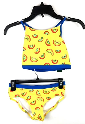 Купальник-бикини LL Bean для девочек желтый комплект из двух частей размер 14 - Изображение 1 из 3