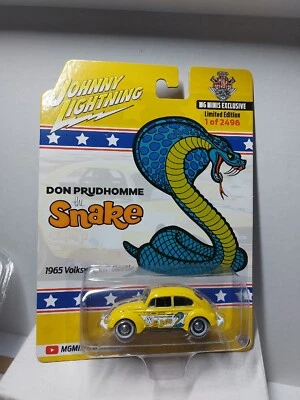 Johnny lightning 1/64 🇨🇵 1965 Volkswagen Beetle The SNAKE  MG MINIS exclusif  - Photo 1/4