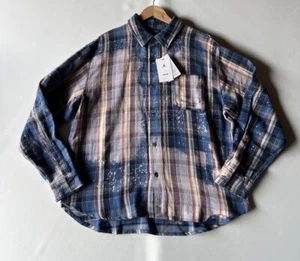Jordan X Awake Ny Flannel Shirt Men Large Long Sleeve Button Up - Picture 1 of 13