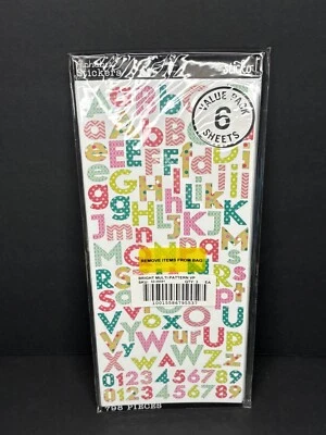 Sticko Alphabet Stickers 798 Pieces Bright Multi Pattern - Image 1 of 2