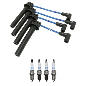 NGK 7mm Wire Set 4 Denso Platinum Spark Plug Kit For Stratus 2.0 L4 Gap 0.040 - Picture 1 of 1