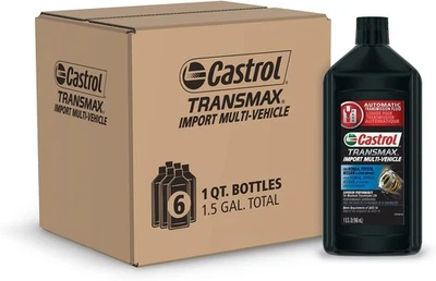 Castrol Transmax Import Multi-Vehicle Automatic Transmision Fluid, 1 Quart,...  - Image 1 of 4