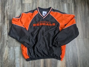 Vintage Cincinnati Bengals NFL GIII Apparel Puffer Windbreaker Large VTG 90s Men - Picture 1 of 6