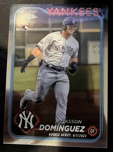 2024 Topps Chrome Update Jasson Dominguez RC Rookie #USC70 Yankees - Picture 1 of 2