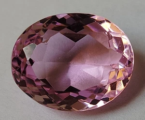 AAA+ Flawless Pink Topaz 18.10 Ct. Oval Cut Loose Gemstone Gift for Women/Her - Picture 1 of 7