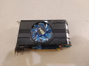 GOOD CONDITION HIS Radeon HD 6770 6pin GPU Black/Blue - Picture 1 of 4