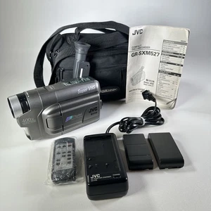 JVC GR-SXM527 S-VHS-C Video Camcorder Bundle -Tested Working - Picture 1 of 16