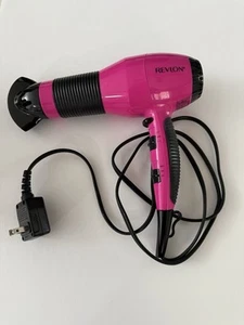 Revlon 1875W Full-Size Hair Dryer – Pink/Black, 2 Heat/Speed - Picture 1 of 2