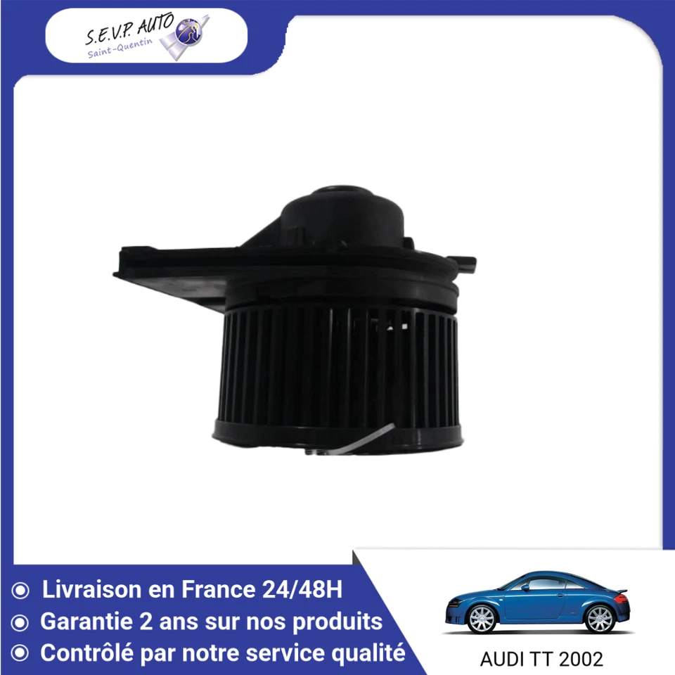 🇫🇷 MOTEUR VENTILATEUR CHAUFFAGE AUDI TT ROADSTER ➤1J2819021C ♻️ - Photo 1/3