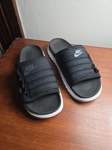 Nike Asuna Slide Sandale Damen schwarz Slipper Komfort Freizeitschuhe Größe US 10 - Bild 1 von 10