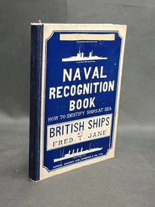 WW1 1914 Fred Jane Naval Recognition Manual Royal Navy British Ships Read - Bild 1 von 7