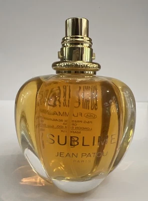 SUBLIME por JEAN PATOU Eau De Parfum Spray 1.6 OZ/50 ml Para Mujer FALTA PARTE SUPERIOR Foto 1 de 4
