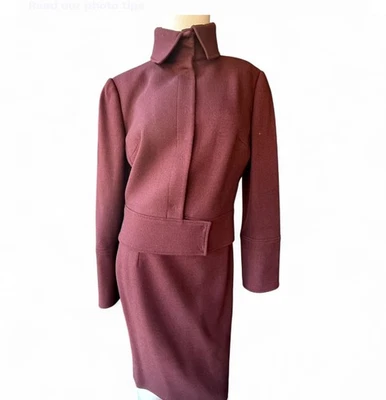 Traje Blazer y Falda Lana Granate Dolce & Gabanna IT 42 Foto 1 de 4