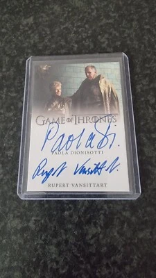 Game Of Thrones Autos Paola Dionisotti Waynwood Rupert Vansittart Royce 2019 - Image 1 of 2