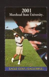 Morehead State Eagles--2001 Golf & Rifle Pocket Schedule--Firstar - Picture 1 of 1