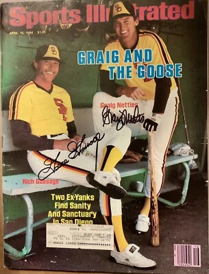 Goose Gossage & Graig Nettles - Signed - Sports Illustrated - MLB - S. D. Padres - Image 1 of 2