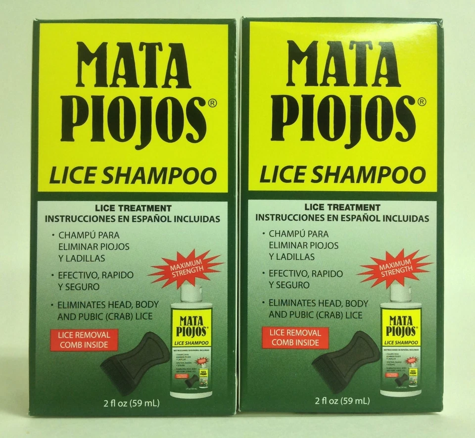 Mata Piojos Low Foaming Shampoo Lice Treatment 2oz 048201014204a567