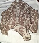 NWT SIMPLY NOELLE  - OS - SCARF -WRAP  -  Cape - Taupe & cream - Super soft