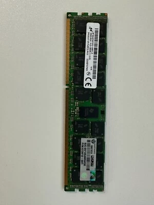 Micron 16GB PC3-12800R ECC RDIMM MT36JSF2G72PZ-1G6 Server Memory RAM - Image 1 of 2
