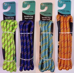 Guinzaglio corda per cane resistente - fino a 110 libbre - lungo 6 piedi - NUOVO!!! Tendenze animali domestici - Foto 1 di 11