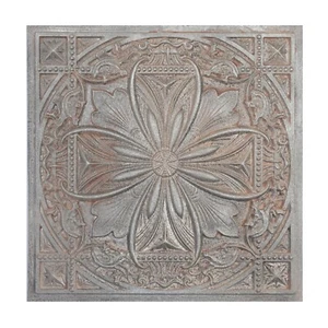 wall panel decor living room tin art for Cafe Club PL10 Weathered iron 10Pcs - Picture 1 of 23