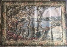 Tapestry Villa d’ Este Lake Como Italy Terrace Garden Wall Hanging Rod Pocket