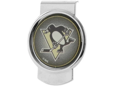Pittsburgh Penguins NHL Stainless Steel Money Clip Cover