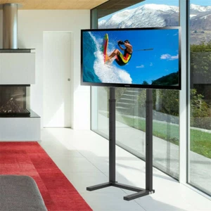 TV Floor Stand with Universal Vesa Mounting Bracket Fr 32"-65" Height Adjustable - Picture 1 of 12