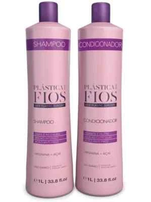 Cadiveu Plastica dos Fios Shampoo and Conditioner 2x1 liter - Image 1 of 4