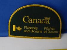 CANADA FISHERIES & OCEANS  VINTAGE PATCH BADGE COLLECTOR PARK GAME WARDEN