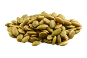 Pepitas (Shelled Pumpkin seeds), Oil Roasted- Salted or Unsalted, 5 Pound Bag - Picture 1 of 1