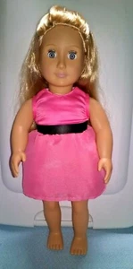 OUR GENERATION 18" Posable Doll With Blonde Hair & Pink Dress - Picture 1 of 5