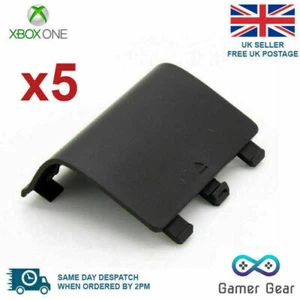 Xbox Un Manette Batterie Housse Paquet Arrière Coque de Rechange - Noir 5 Paquet - Bild 1 von 9