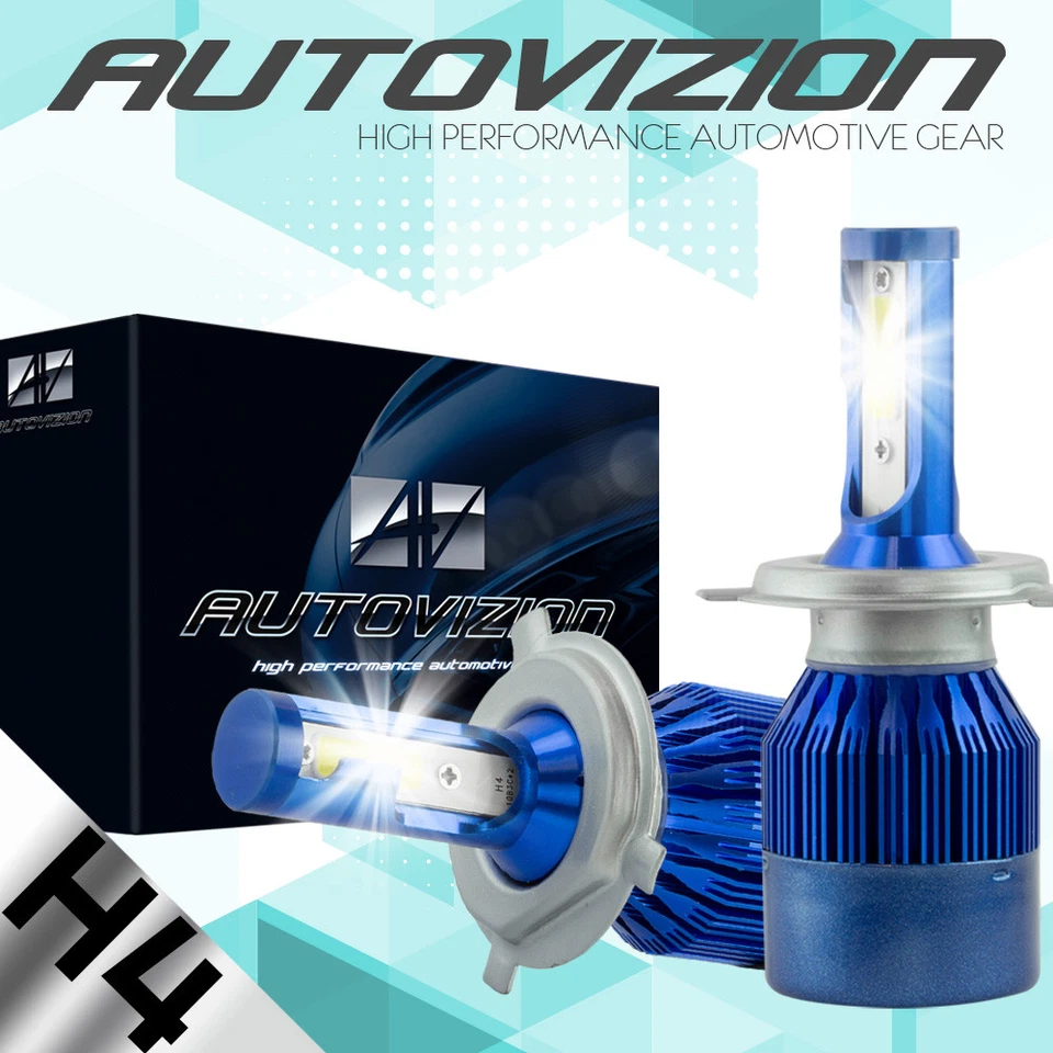 Kit faros LED HID AUTOVIZION H4 9003 6000K 1994-1998 AUDI CABRIOLET Foto 1 de 4