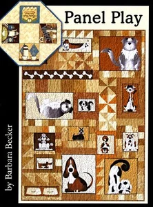 Panel Play Quilt Pattern Book by Barbara Becker of Cozy Quilt Designs - Picture 1 of 20