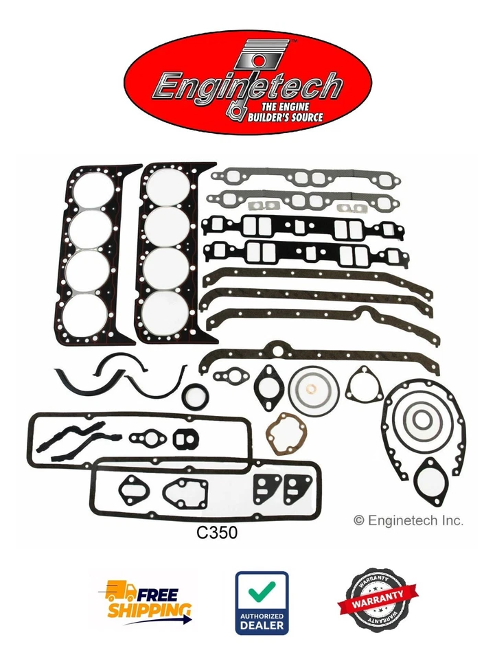 Enginetech C350 Gaskets and Sealing Systems - Engine Gasket Set
