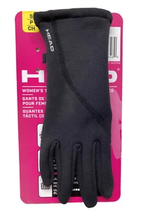 Head Women's Touchscreen Stretch Fleece Running Gloves Black - Picture 1 of 3