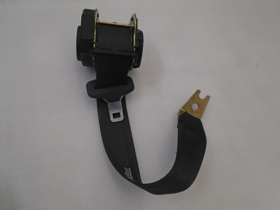 LK805260 02-04 JAGUAR TIPO X CINTURÓN DE SEGURIDAD TRASERO LADO PASAJERO RETRACTOR NEGRO OEM Foto 1 de 1