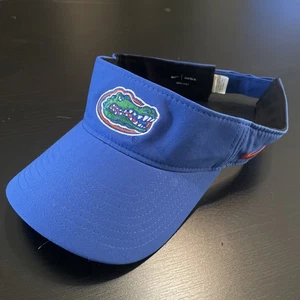 Mens Nike Florida Gators Visor Dri Fit Blue Orange NCAA Strapback College - Picture 1 of 7
