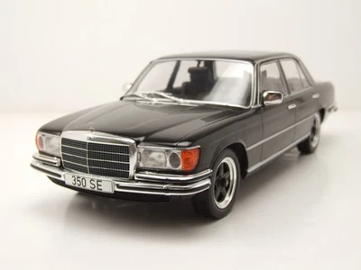Mercedes S-Klasse W116 1972 schwarz Modellauto 1:18 MCG - Bild 1 von 4