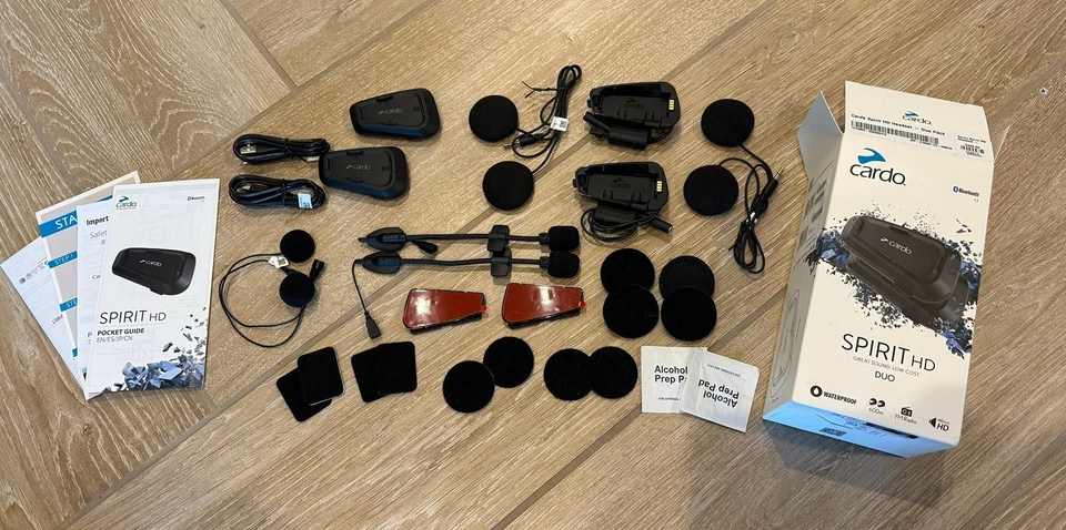 Cardo Spirit HD DUO Headset Bluetooth - 2 sets - Image 1 of 1